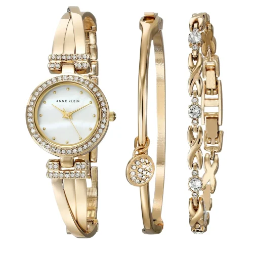 Anne-Klein-Gold-Bangle-Watch-Set-3