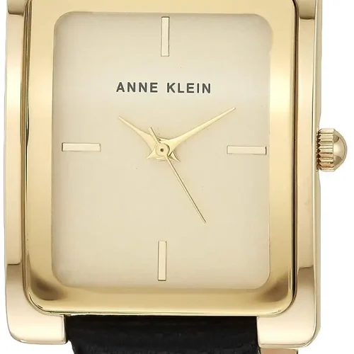 Anne Klein Leather Strap Watch-5